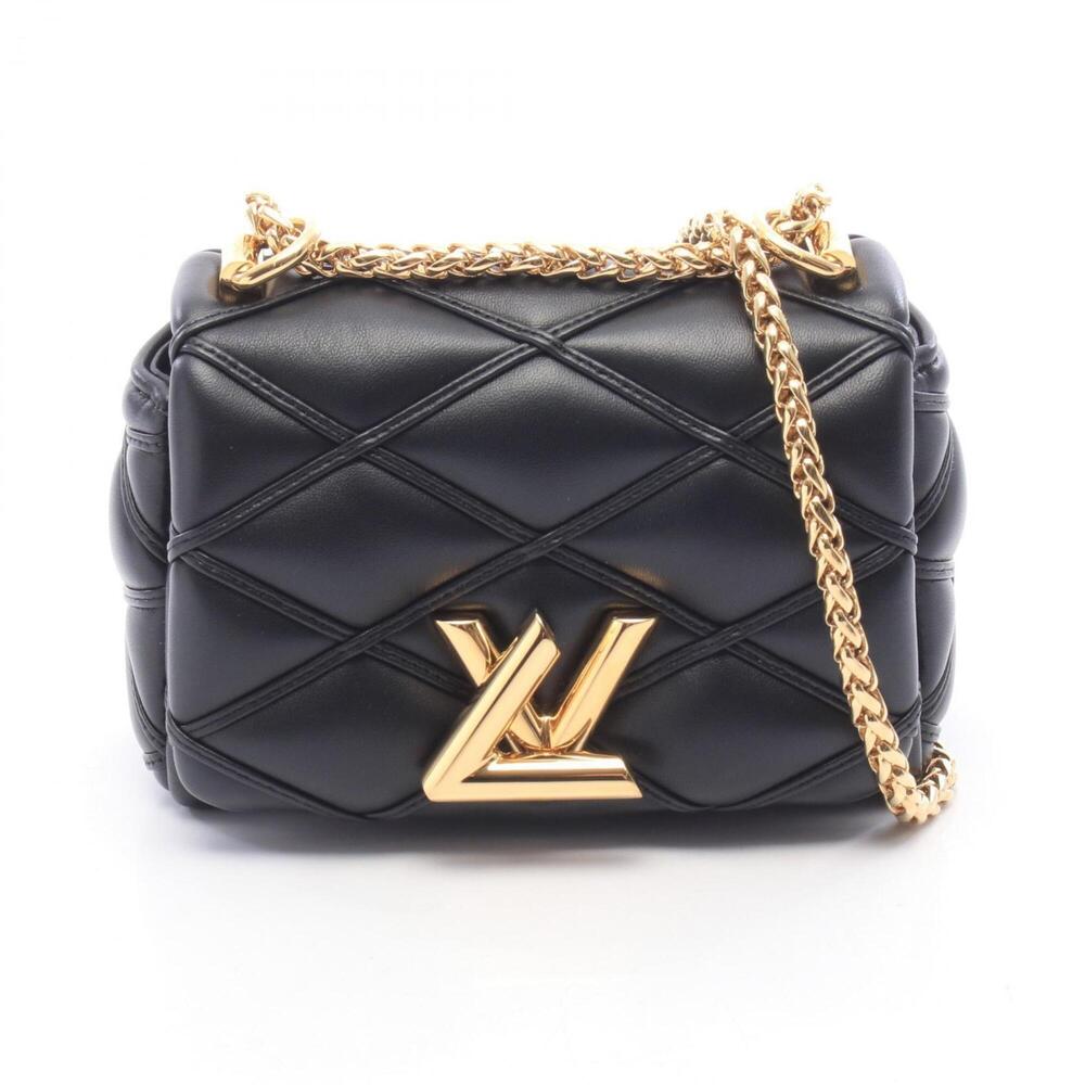 Louis Vuitton PICO GO-14 Maltage Noir Shoulder Bag Handbag Leather Women's Bl...
